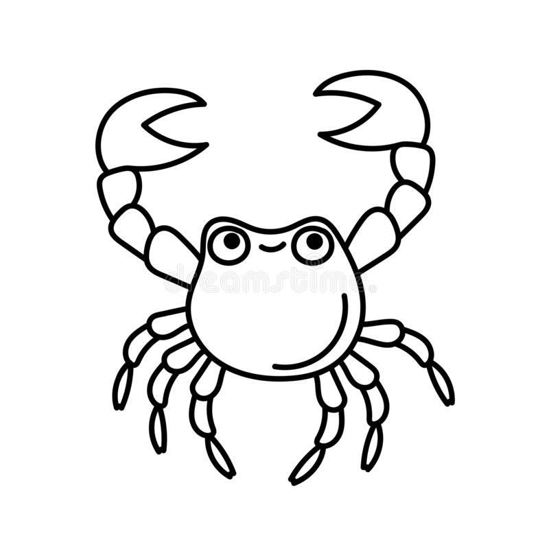 Krab kolorowanki